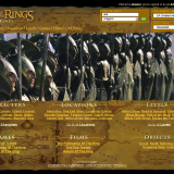 <strong>Electronic Arts / Lord Of The Rings Intranet / 2002 </strong>  <br> I don't care if this design is dated - it's friggin' LOTR for the love of Gandalf! And Peter Jackson liked it. (Or so I heard.)